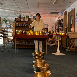 Tibetan Singing Bowl Sound Bath in Store - September 18, Friday 2026 7-8 pm